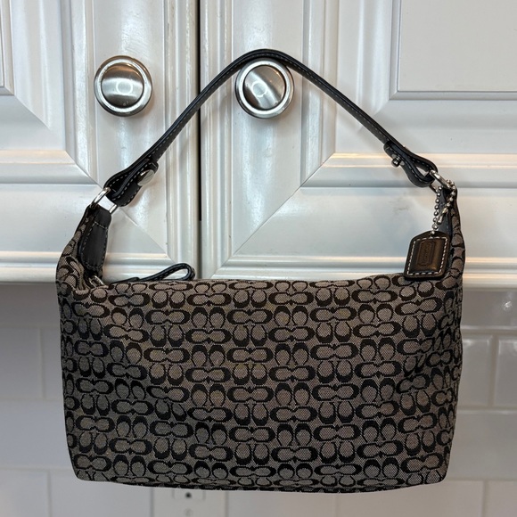 Coach Jacquard Signature Logo Mini "C" Hobo Mini Bag - Picture 1 of 14